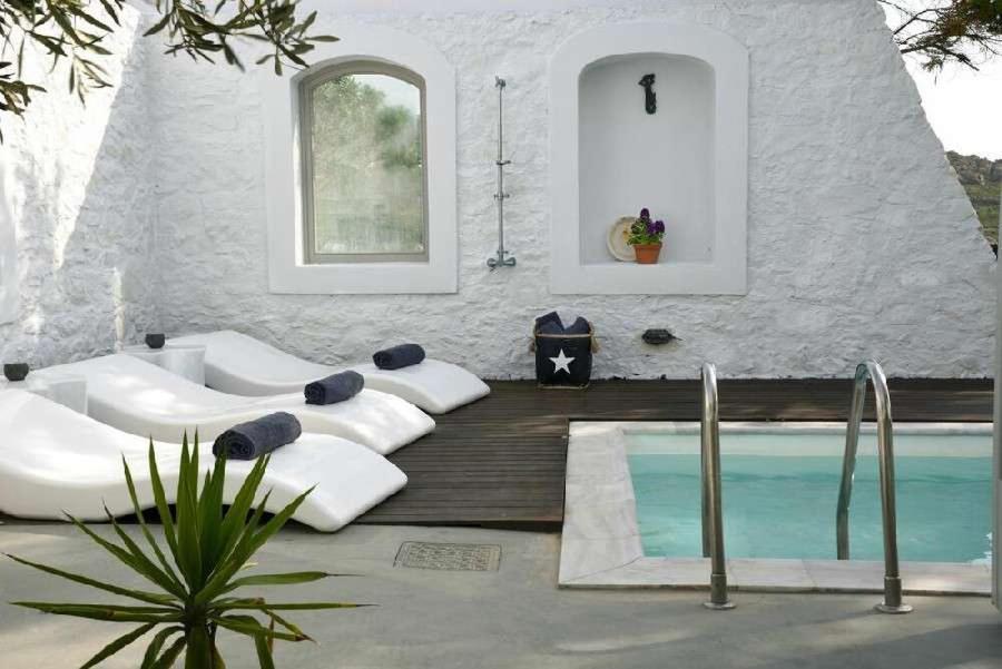 Villa Dafni 4Bed With Pool In Kalafatis Spilia Mykonos Town Exterior photo