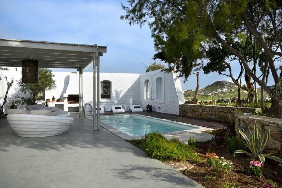 Villa Dafni 4Bed With Pool In Kalafatis Spilia Mykonos Town Exterior photo