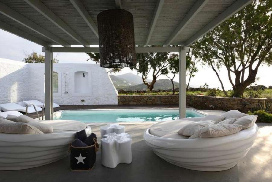 Villa Dafni 4Bed With Pool In Kalafatis Spilia Mykonos Town Exterior photo