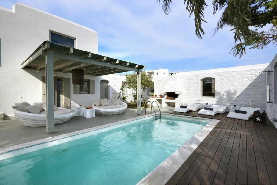 Villa Dafni 4Bed With Pool In Kalafatis Spilia Mykonos Town Exterior photo